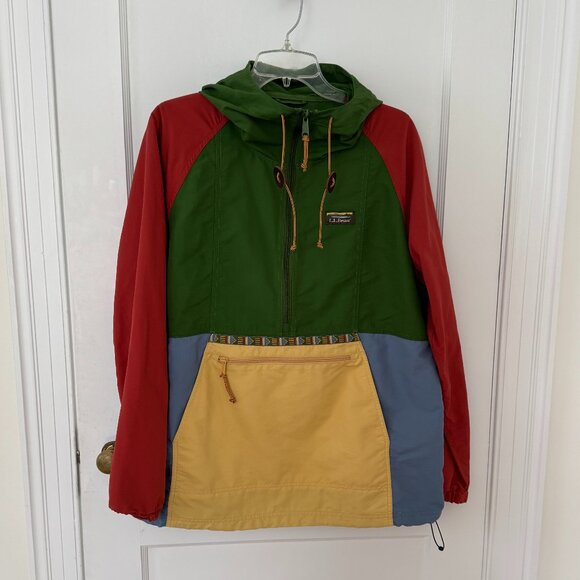 Like New! Women's Colorblock Mountain Classic Anorak from LL Bean size L Regular - Picture 1 of 11